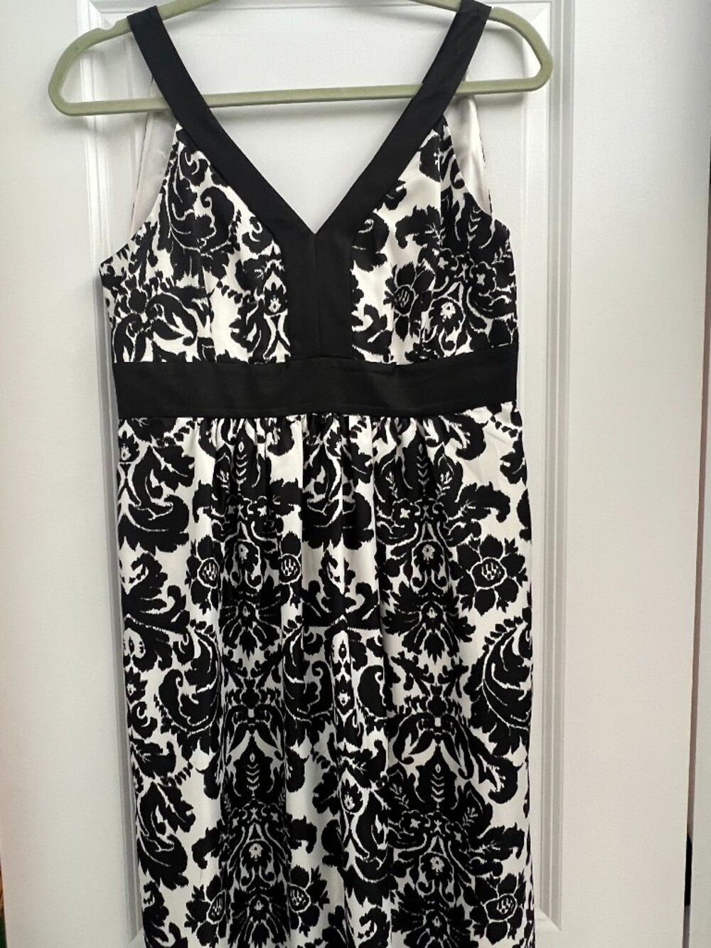 Loft black and white dress